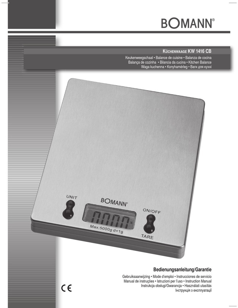 BOMANN KW 1416 CB user guide
