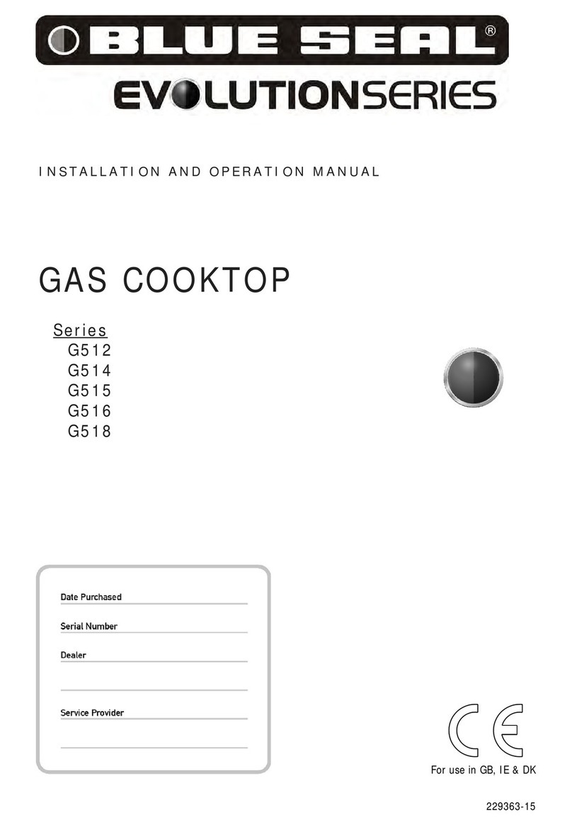 Blue Seal Evolution G512 User manual Blue Seal Evolution G512 User manual