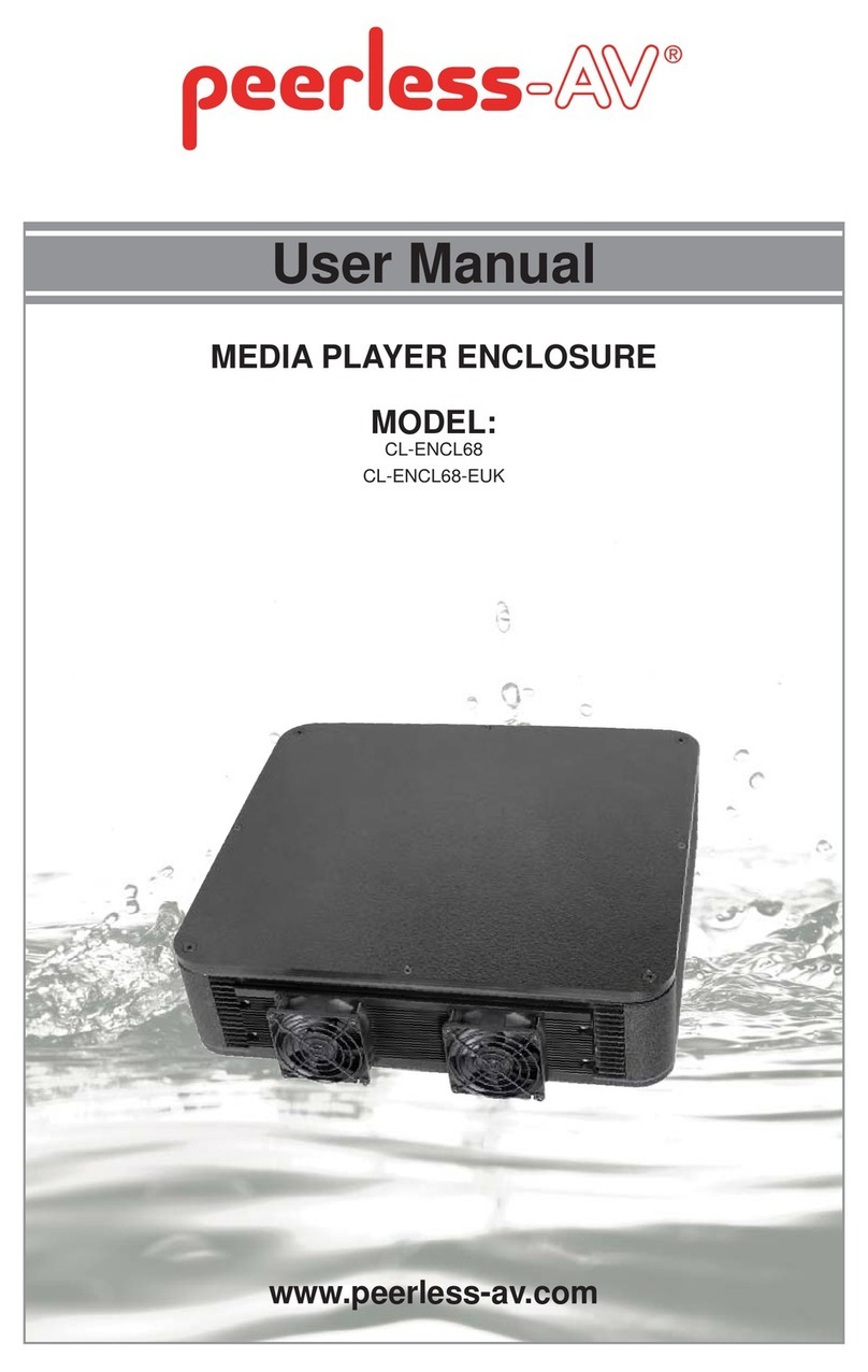 peerless-AV CL-ENCL68 User manual peerless-AV CL-ENCL68 User manual
