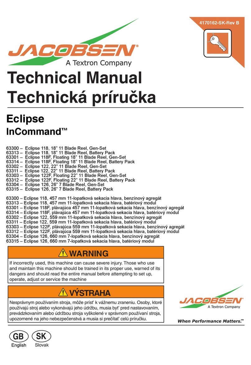 Jacobsen Eclipse 118 63313 User manual