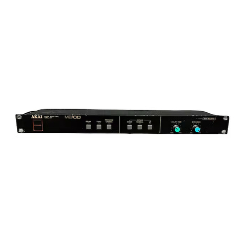 Akai ME10D User manual
