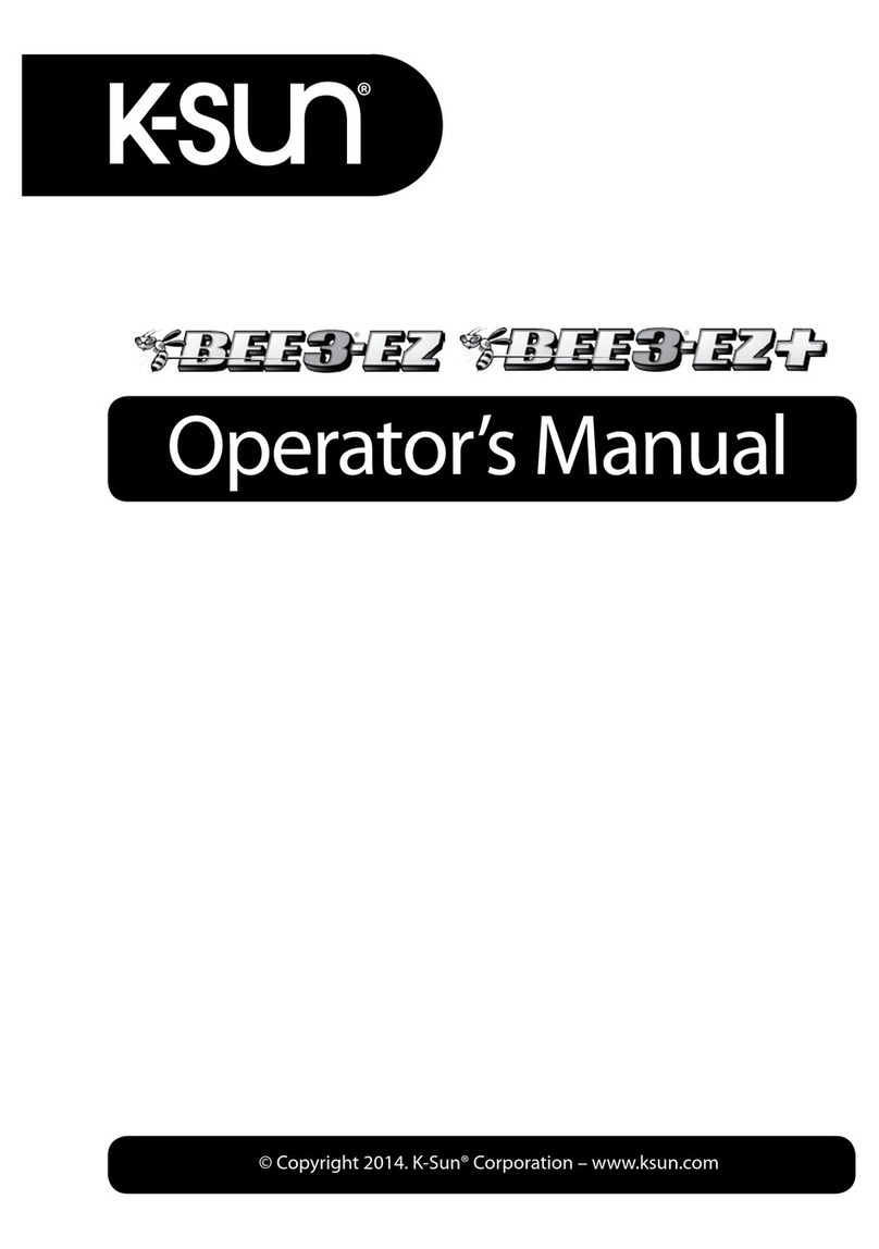 K-sun BEE3-EZ Operator's manual