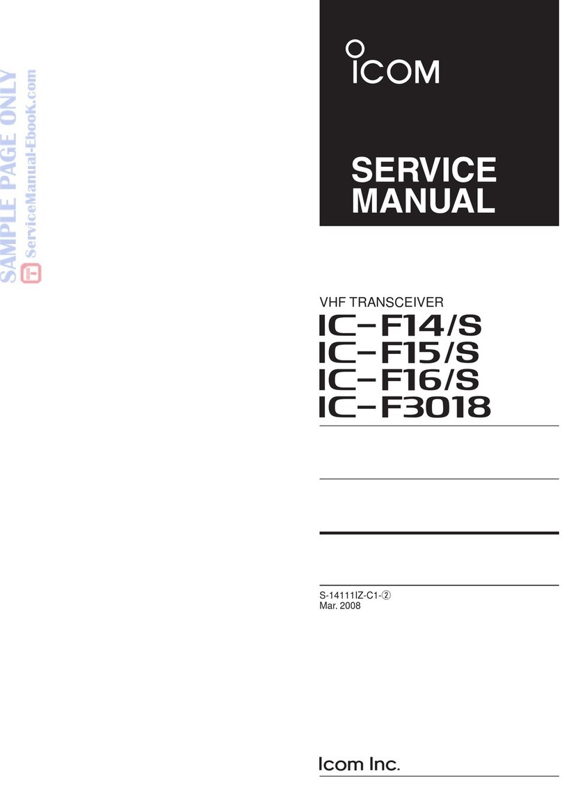 Icom IC-F14/S User manual