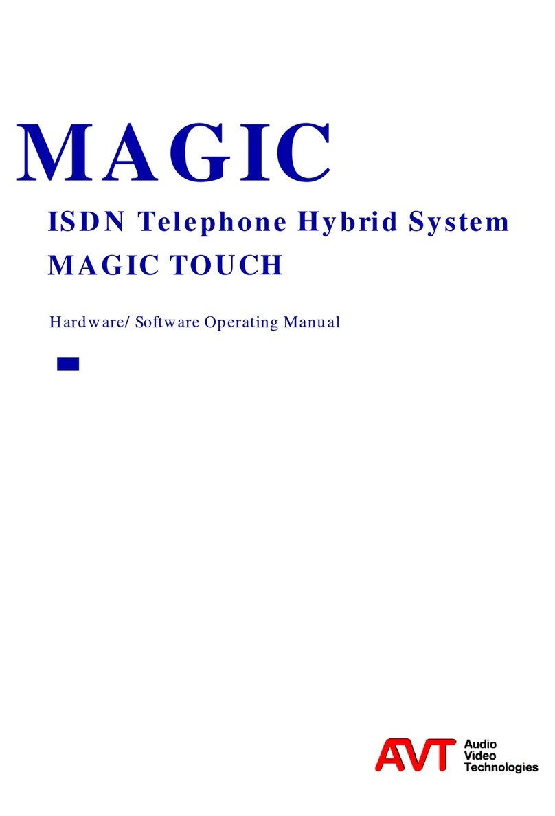 AVT Magic Touch User manual