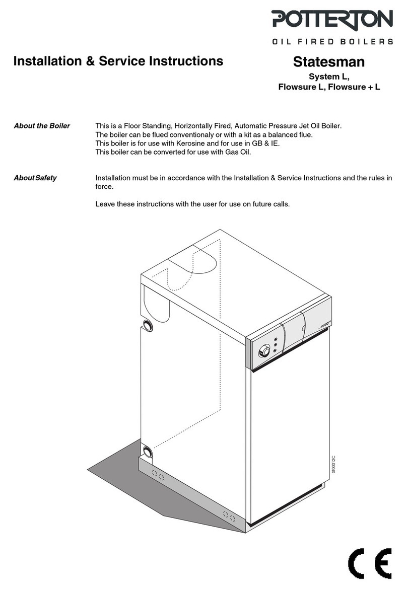 Potterton Statesman System L Installation & service instructions Potterton Statesman System L Installation & service instructions