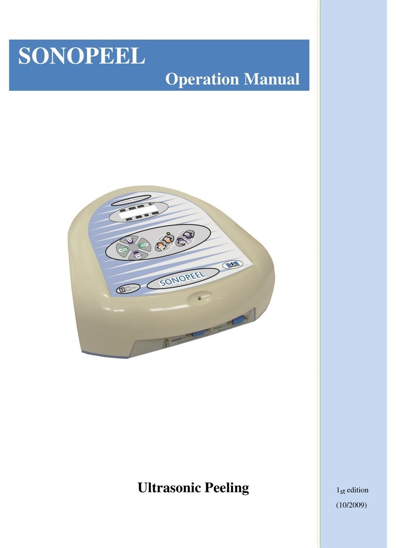 IBRAMED SONOPEEL Operation manual