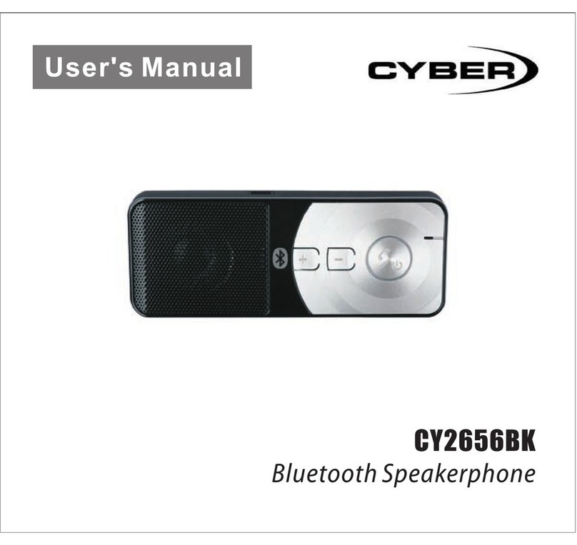 Cyber CY2656BK User manual