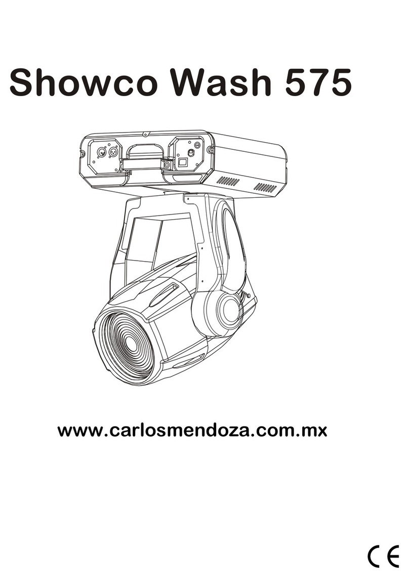 Carlos mendoza Showco Wash 575 owner's manual