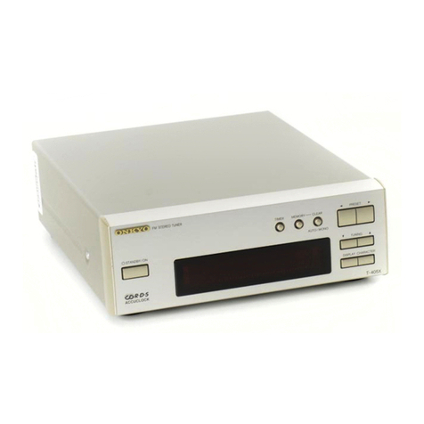 Onkyo T-405X User manual