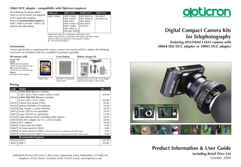 Opticron HDF T 40862 Product information & user guide