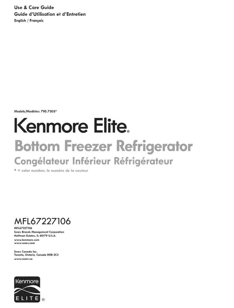 Kenmore 795.7303 Series Use & care guide