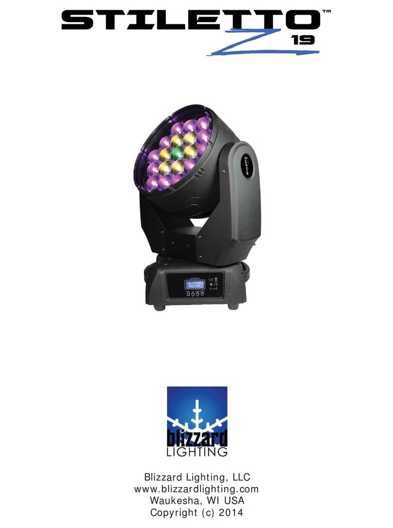 Blizzard Lighting Stiletto Z 19 User manual