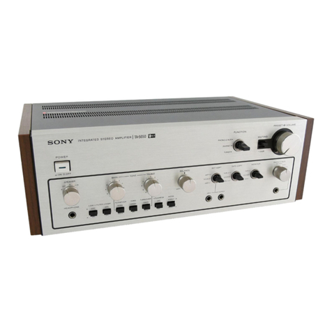 Sony TA-5650 User manual