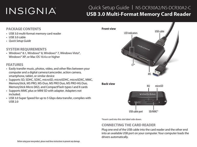 Insignia NS-DCR30A2 Quick setup guide