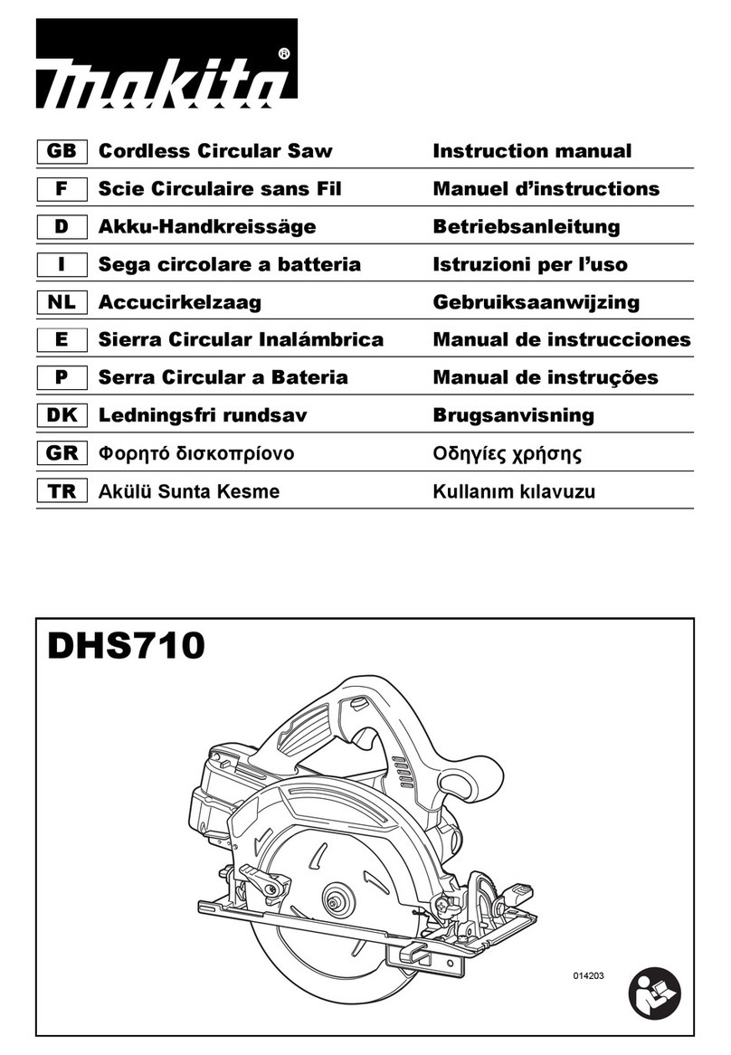 Makita DHS710 User manual Makita DHS710 User manual