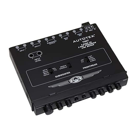 Autotek 7007 User manual