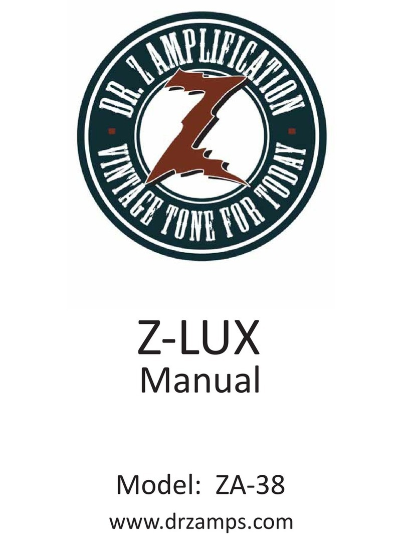 DR. Z Amplification Z-LUX ZA-38 manual