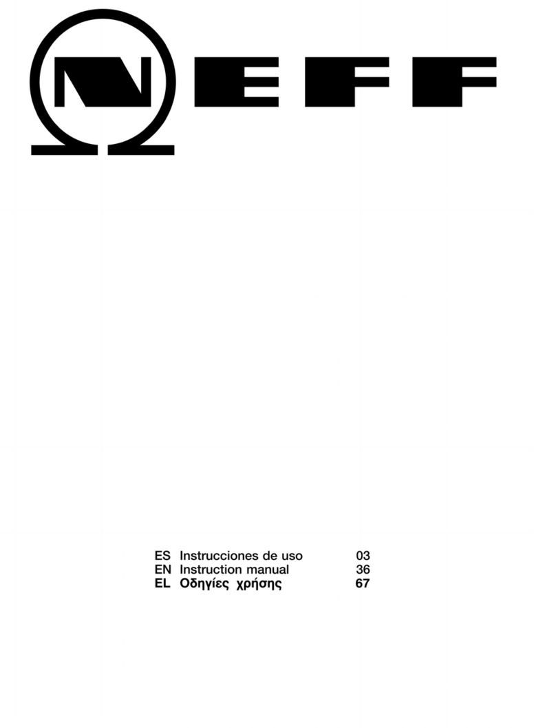 NEFF T44T3..N Series User instruction