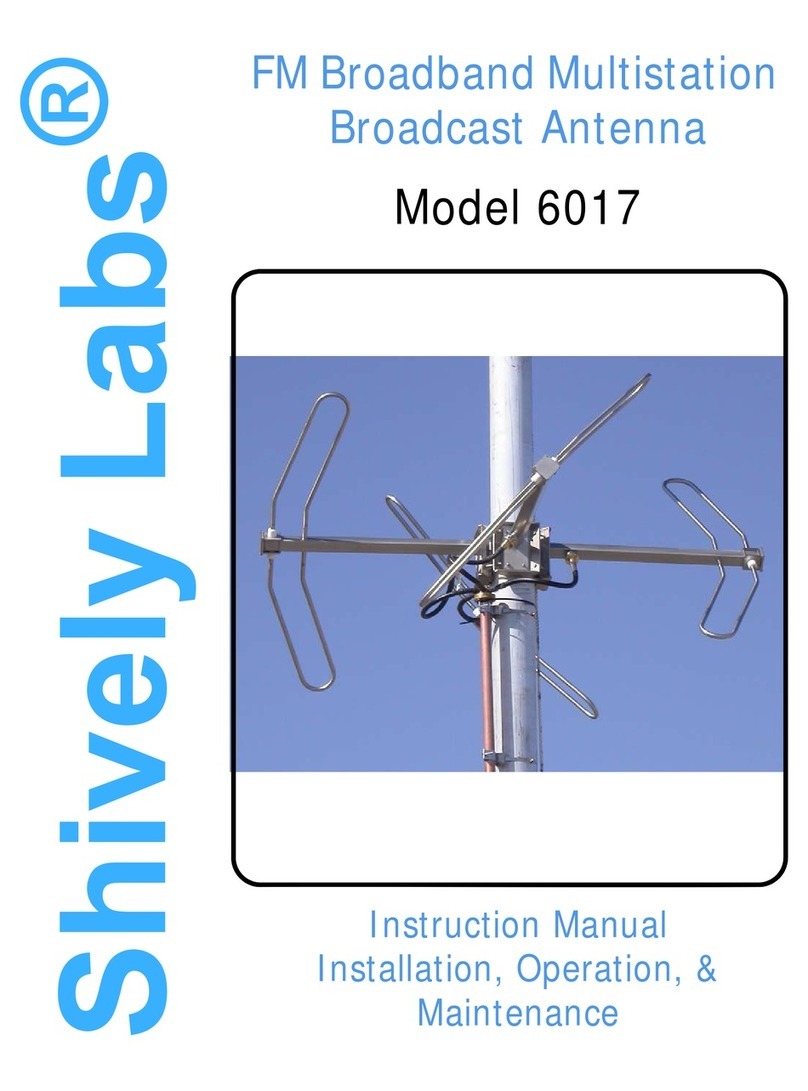 Shively Labs 6017 instruction manual