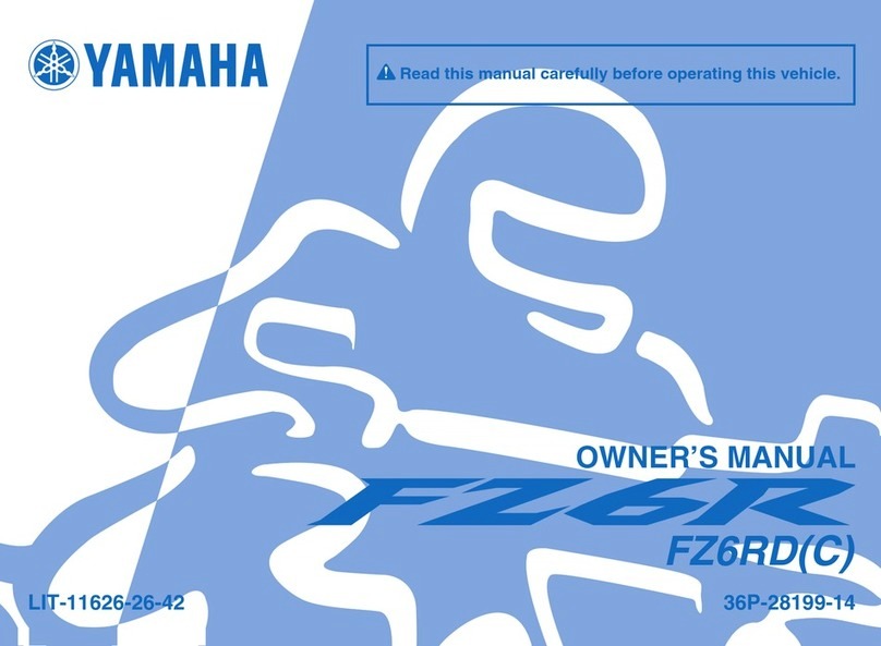 Yamaha FZ6RD(C) owner's manual