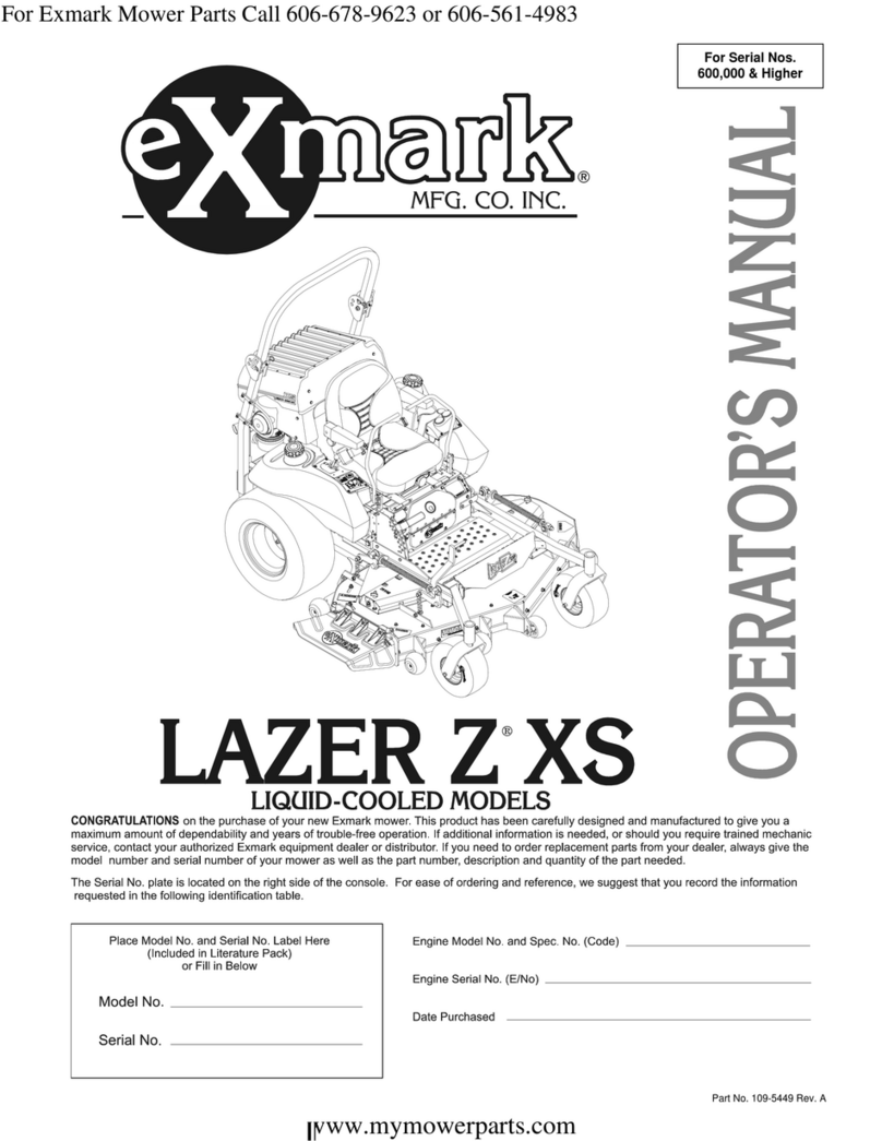 Exmark Laser Z XS Operator's manual