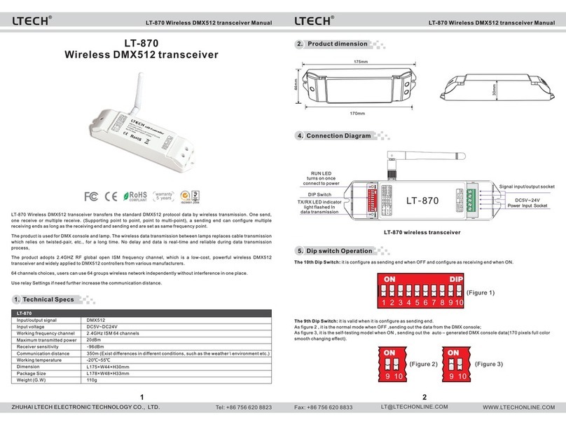 Ltech LT-870 manual