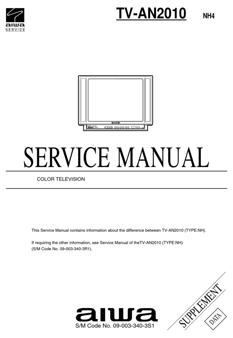 Aiwa TV-AN2010 User manual