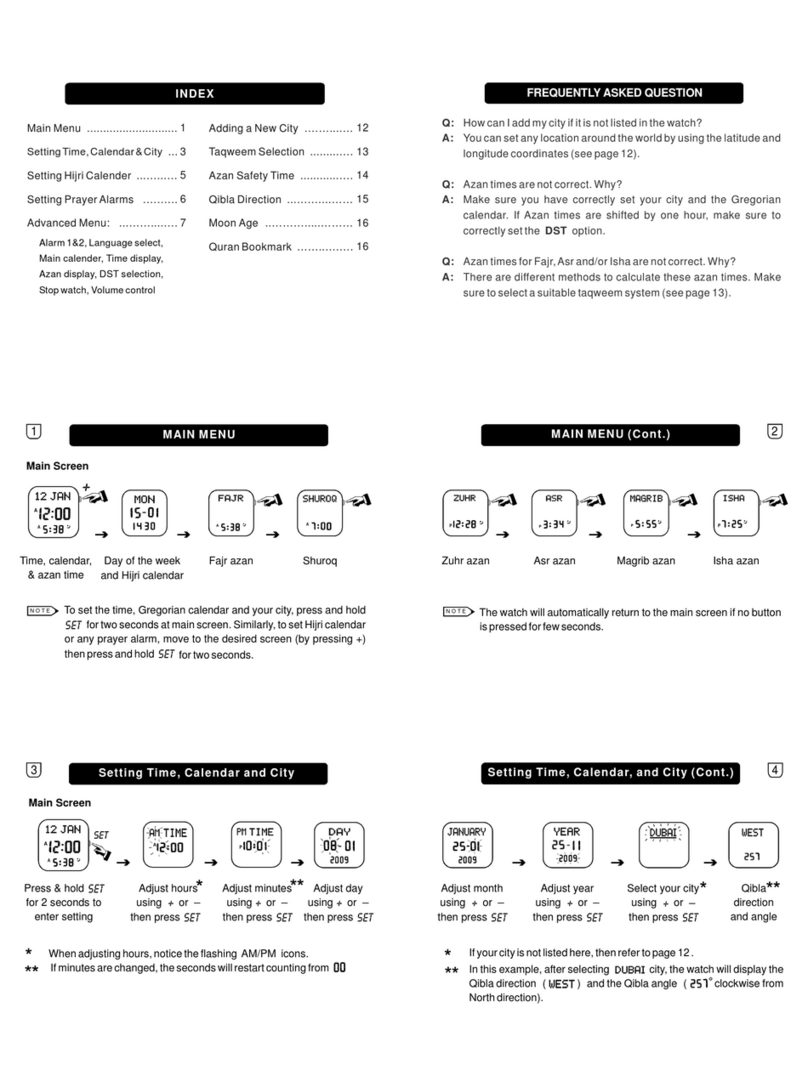 Al Fajr WR-02 User manual