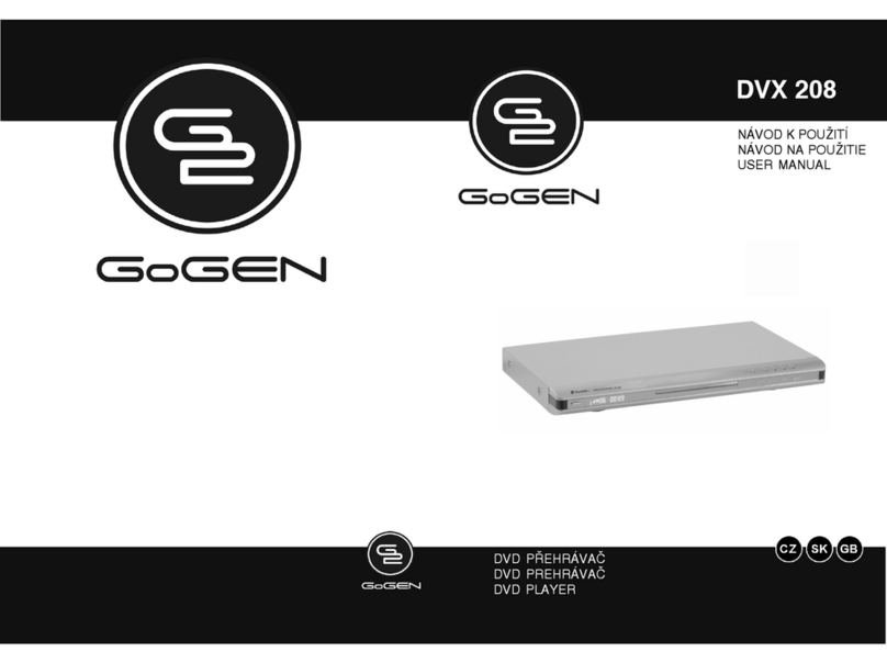 Gogen DVX 208 user manual