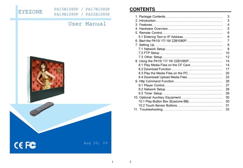 EYEZONE PA15B1080P User manual
