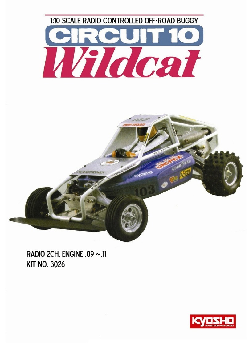 Kyosho Wildcat Circuit 10 User manual