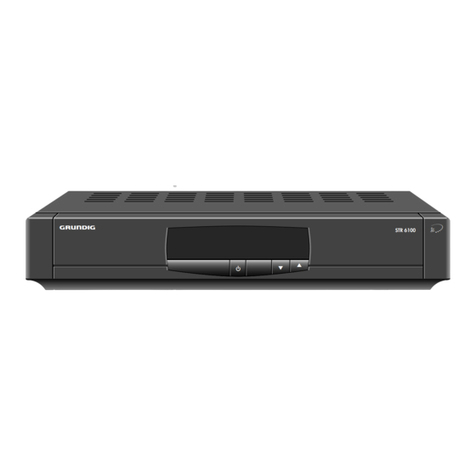 Grundig STR 6100 User manual Grundig STR 6100 User manual