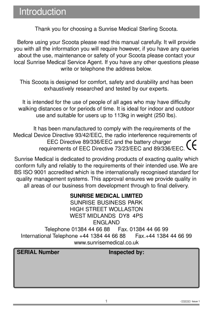Sunrise Medical Sterling Midi owner's manual