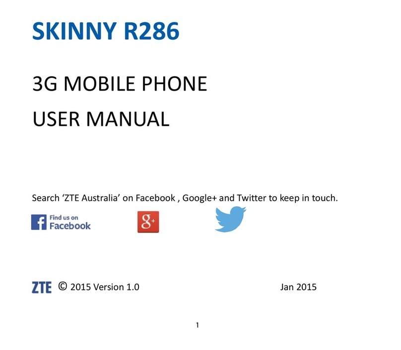 Zte SKINNY R286 User manual