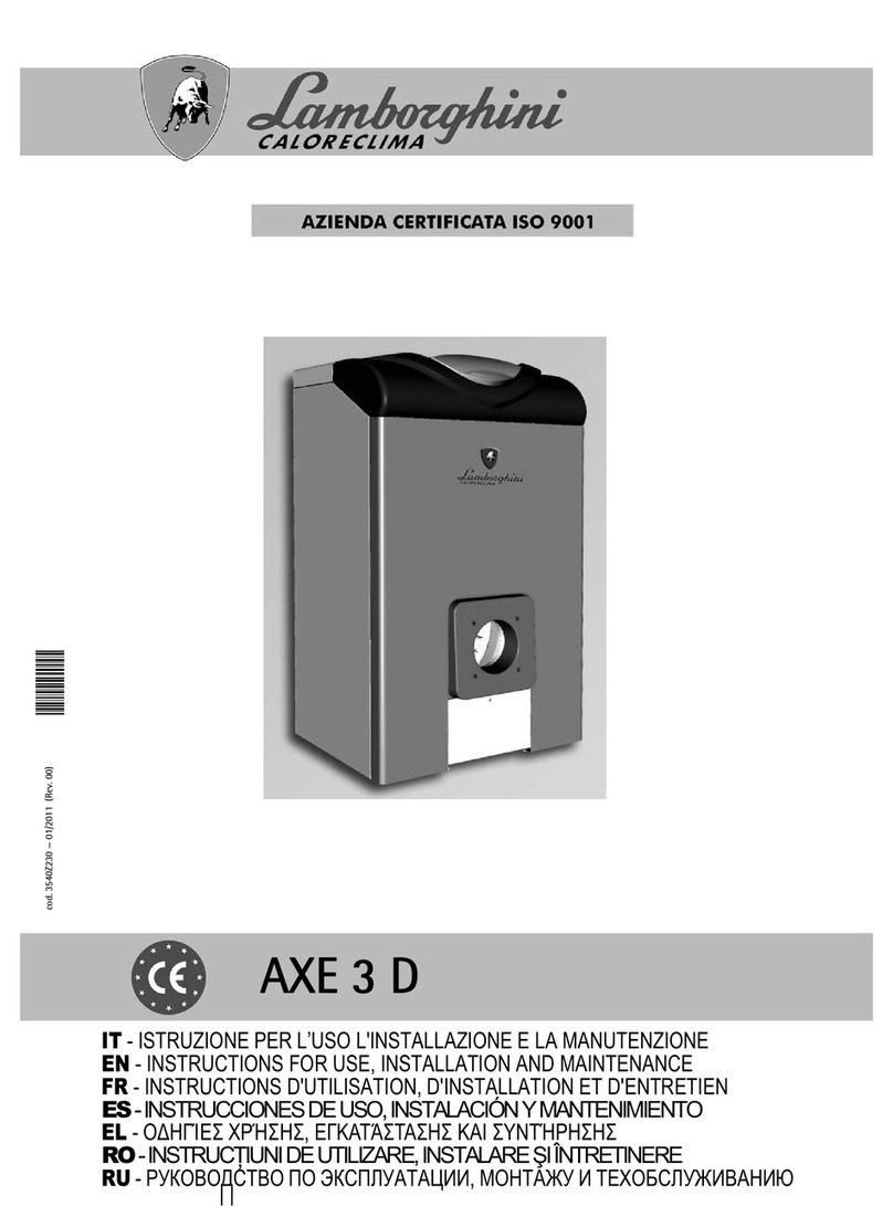 Lamborghini Caloreclima AXE 3 D Troubleshooting guide