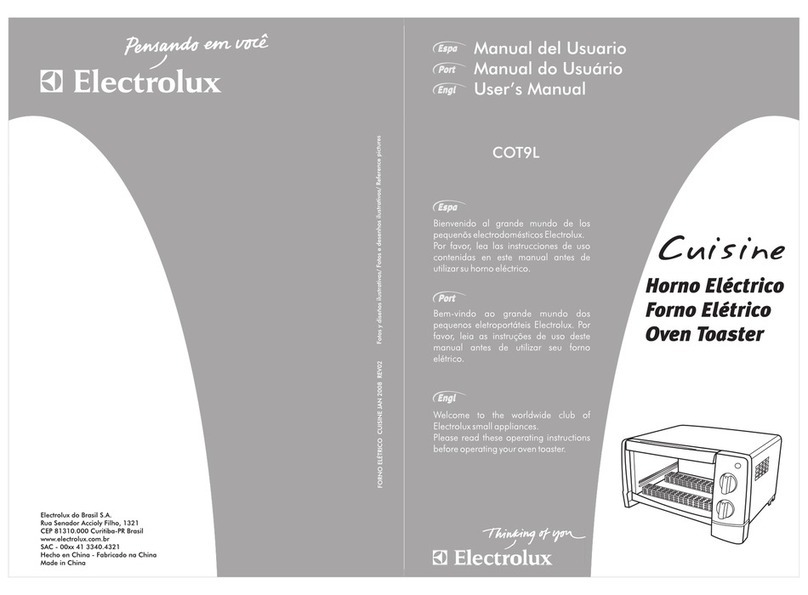 Electrolux COT9L user manual