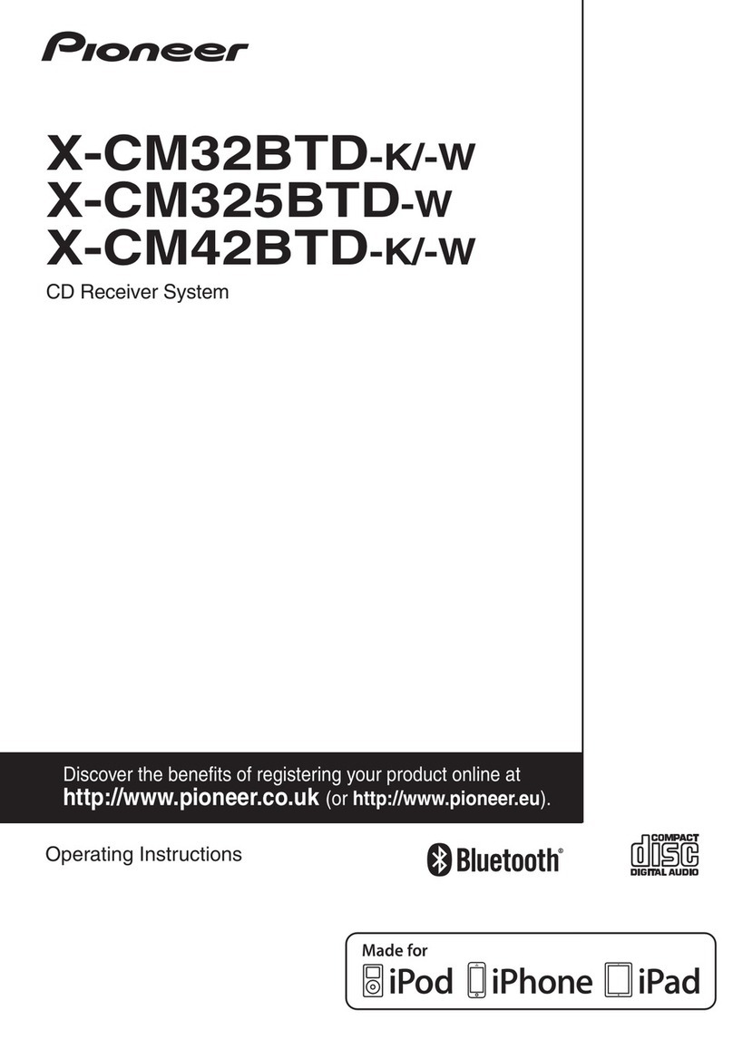 Pioneer X-CM32BTD-k/-w operating instructions