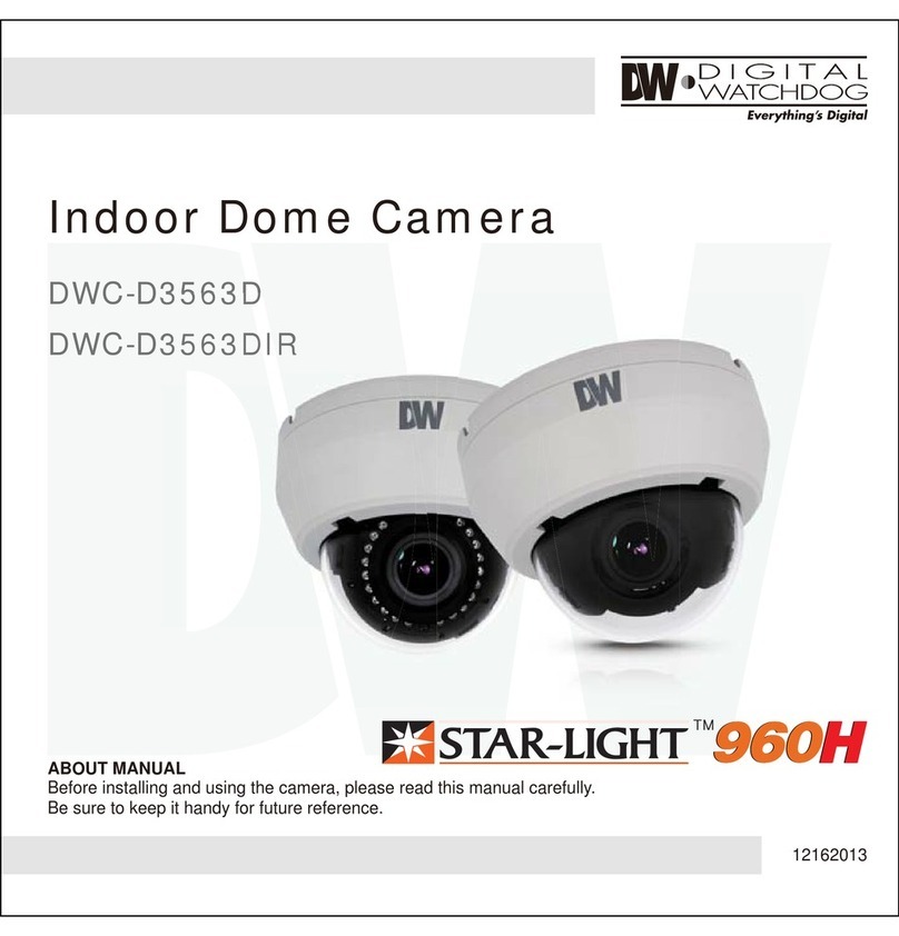 Digital Watchdog DWC-D3563D User manual Digital Watchdog DWC-D3563D User manual