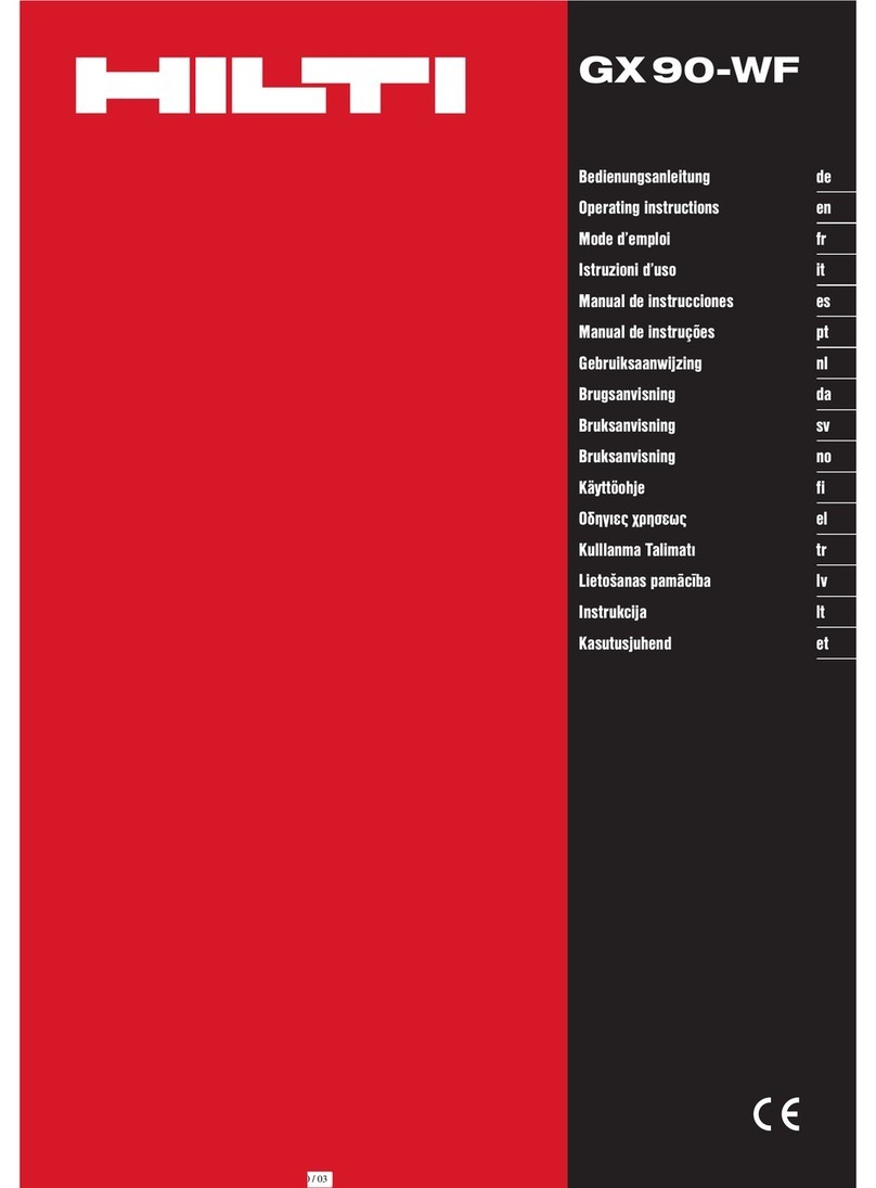Hilti GX90-WF User manual Hilti GX90-WF User manual