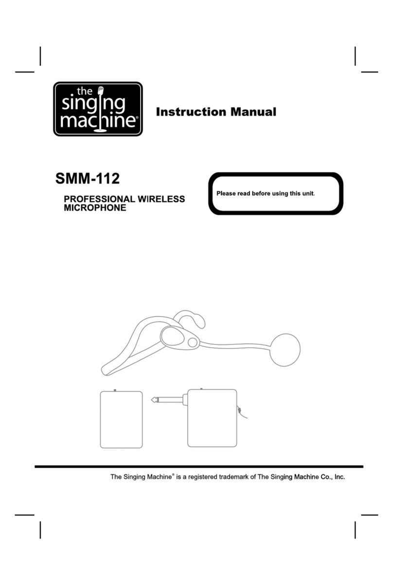 The Singing Machine SMM-112 instruction manual