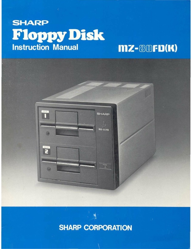 Sharp MZ-80FD(K) User manual