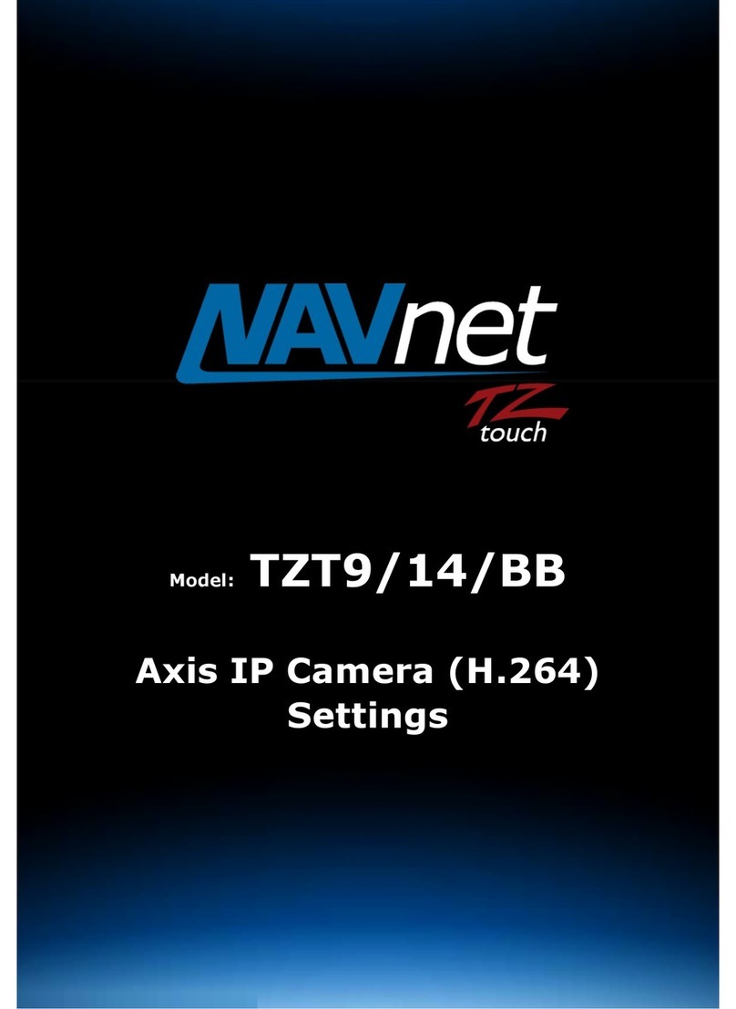 Navnet TZT9/14/BB TZ touch Settings guide