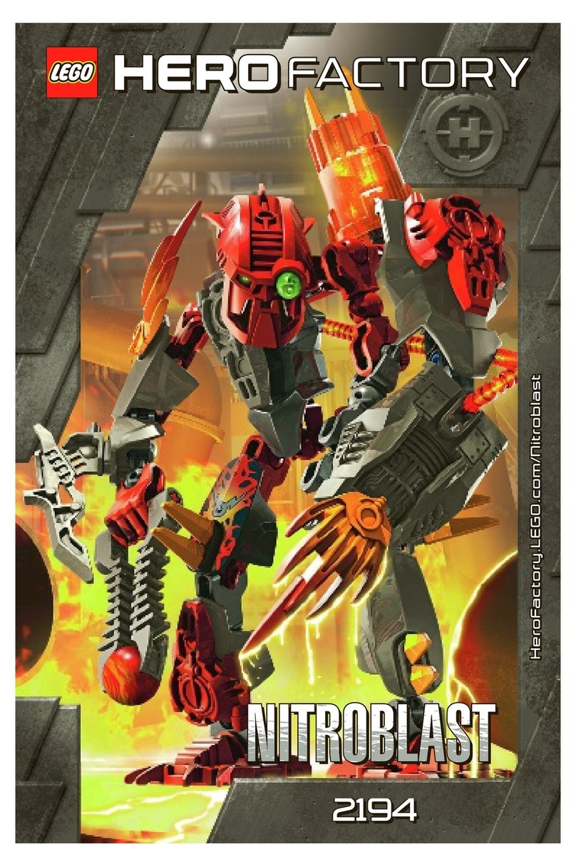 LEGO 2194 Nitroblast HERO Factory User manual
