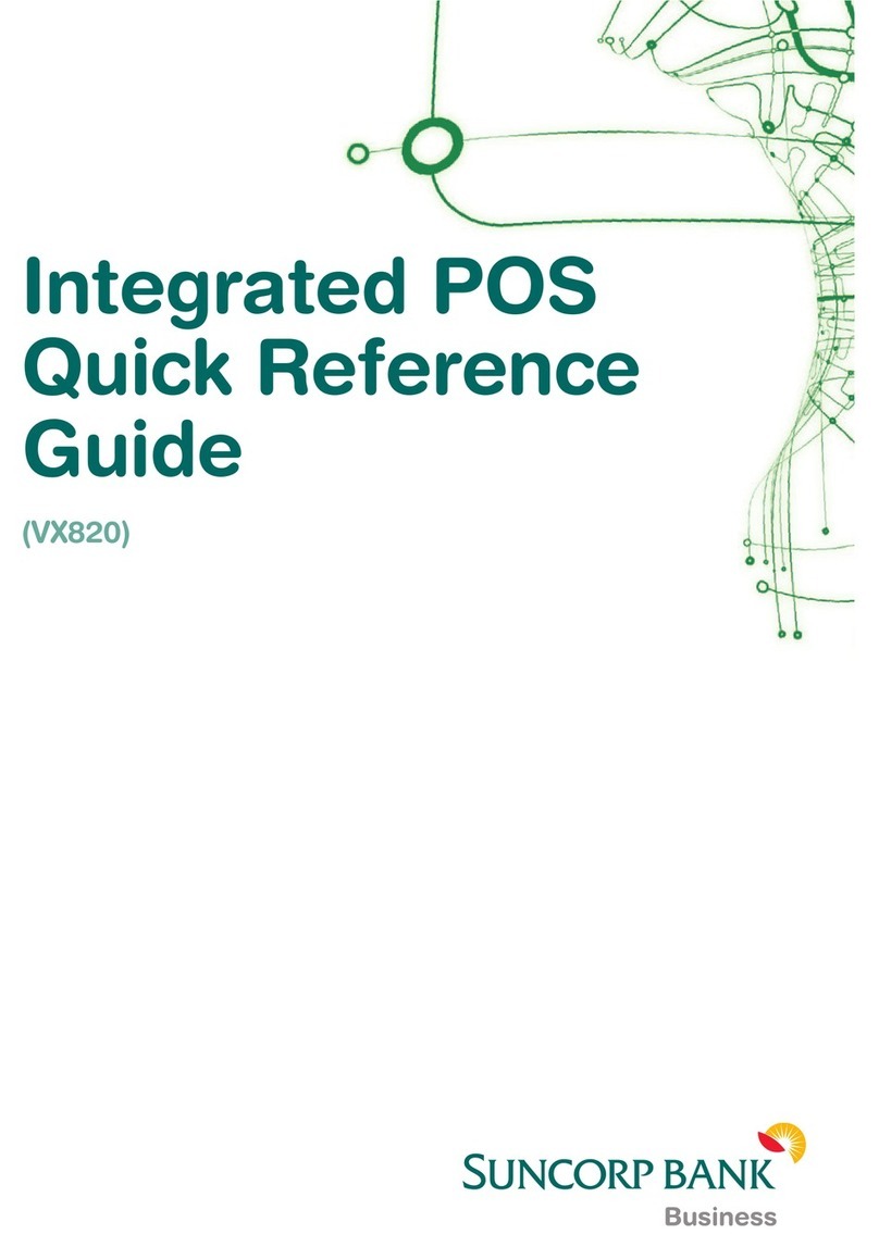 Suncorp VX820 Quick reference guide