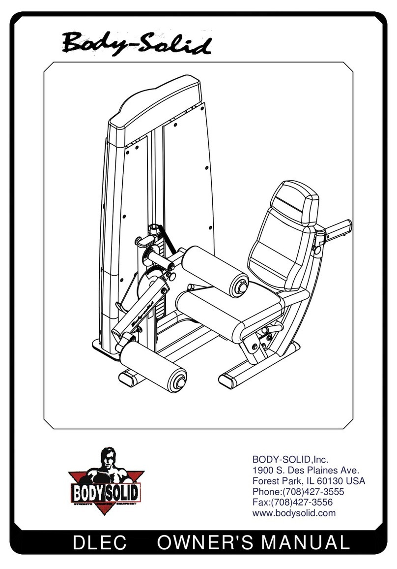 Body Solid DLEC owner's manual