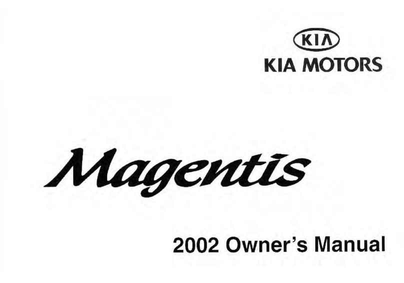 Kia Magentis 2002 owner's manual