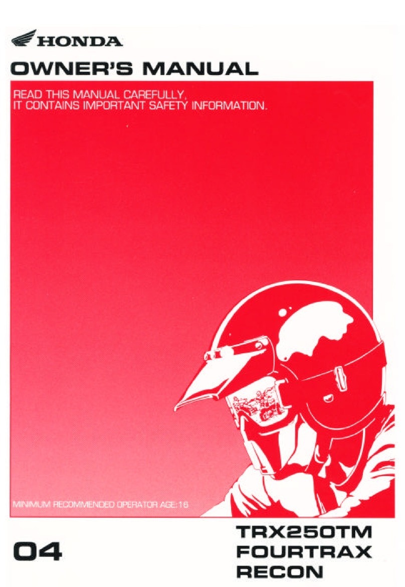 Honda TRX250TM FOURTRAX RECON 2004 User manual