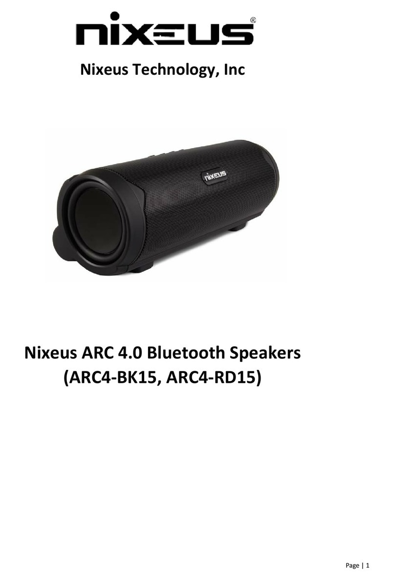 Nixeus ARC4-BK15 User manual