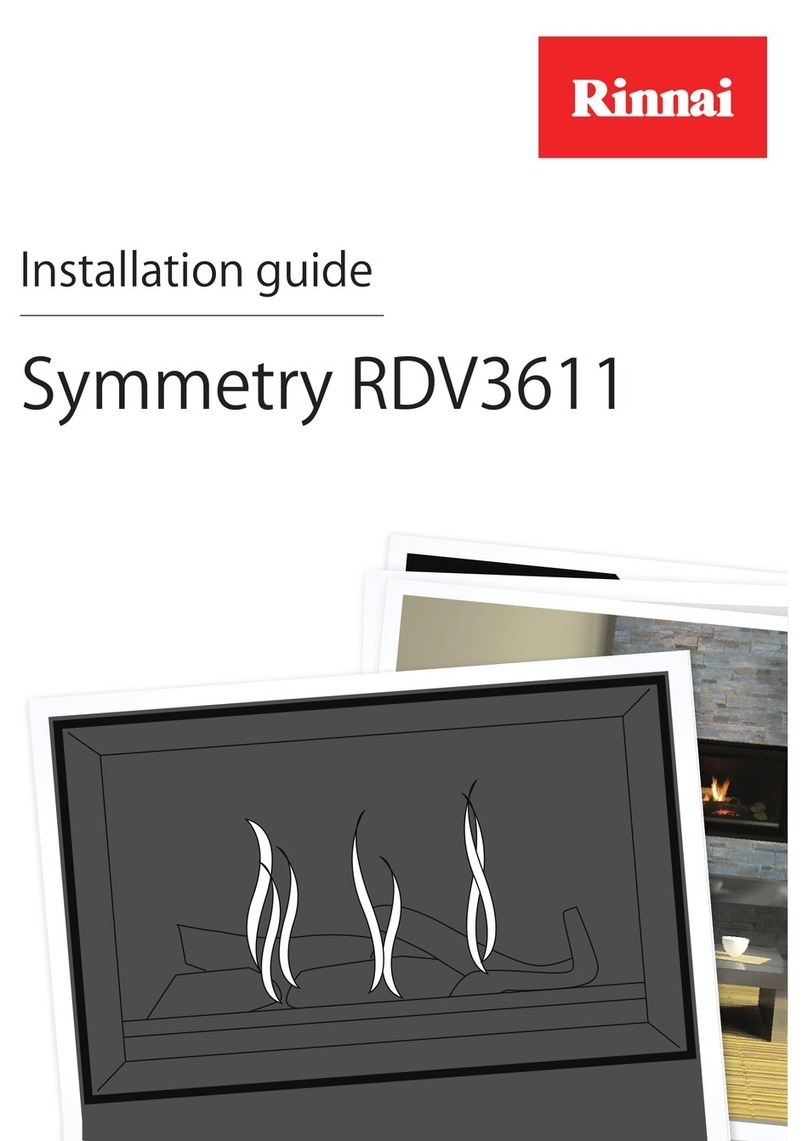 Rinnai Symmetry RDV3611 User manual