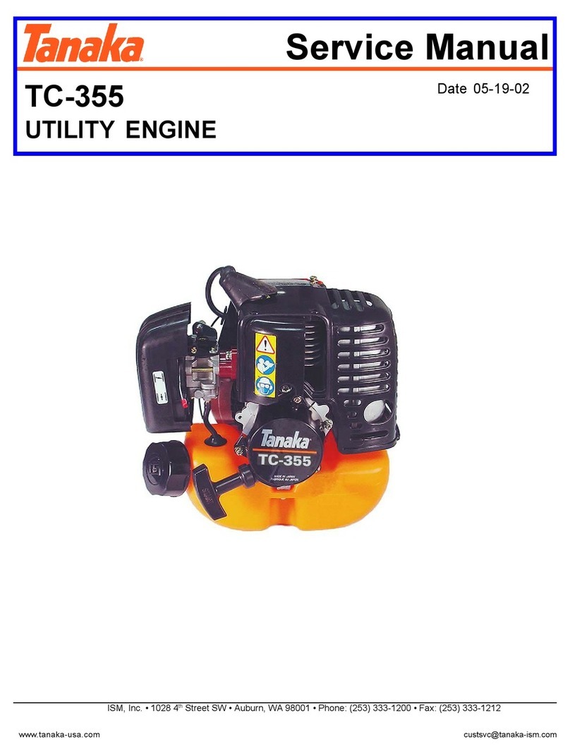 Tanaka TC-355 Service manual